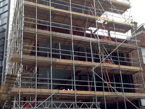 Scaffold dismantling